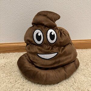 Rhode Island Novelty Brown Emoticon Poop Hat